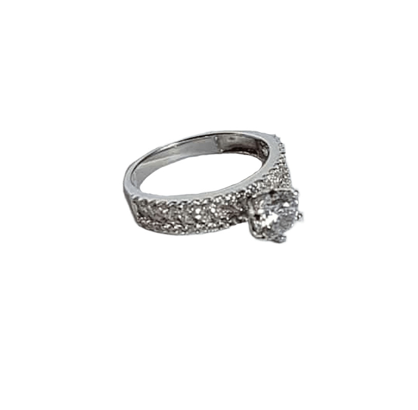 Fingerring mit Kristall