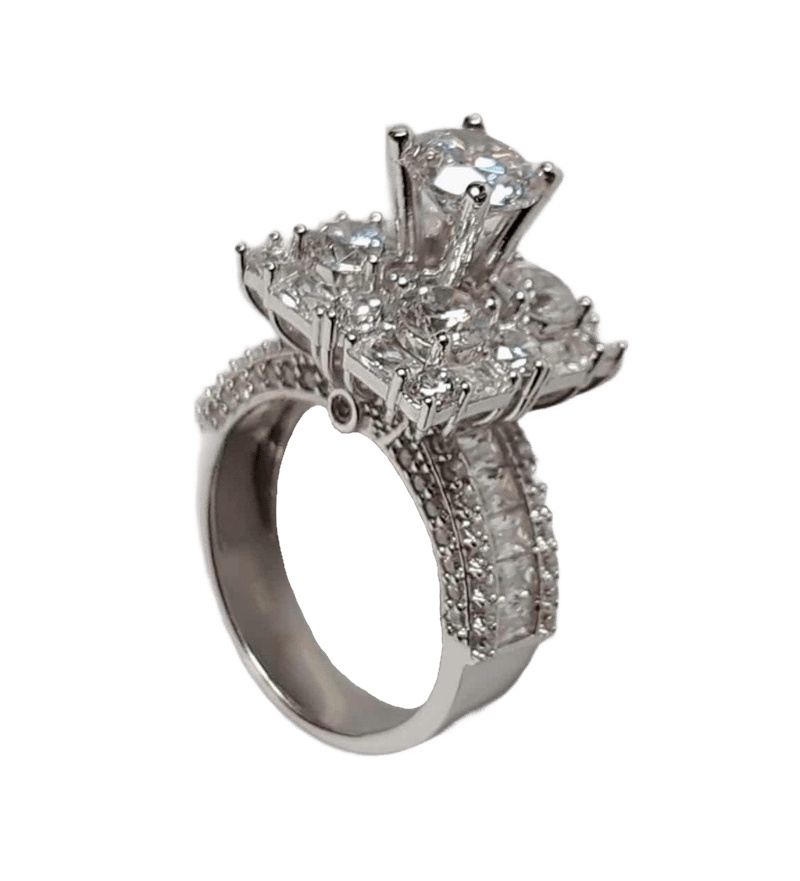 Fingerring mit Kristall