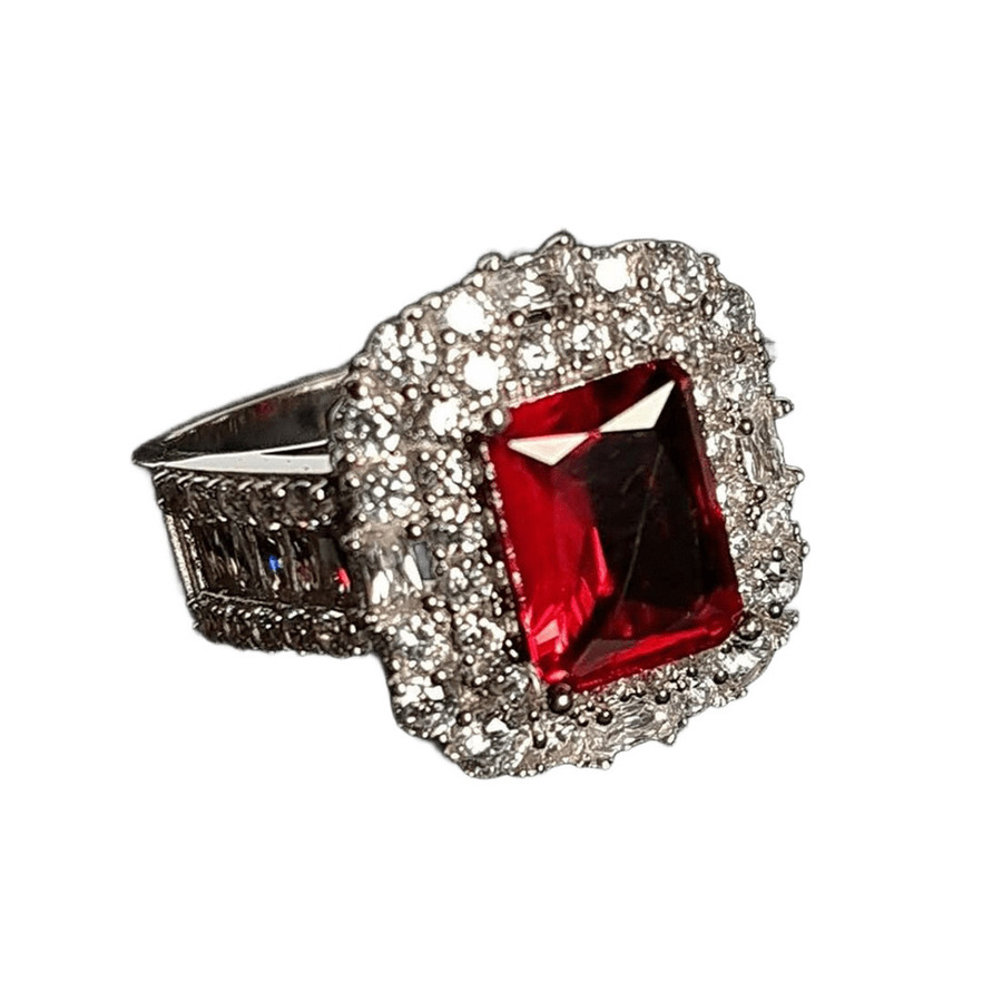 Fingerring mit Schmuckstein