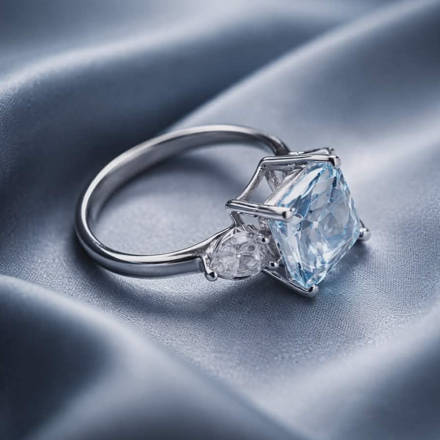 Fingerring mit Kristall