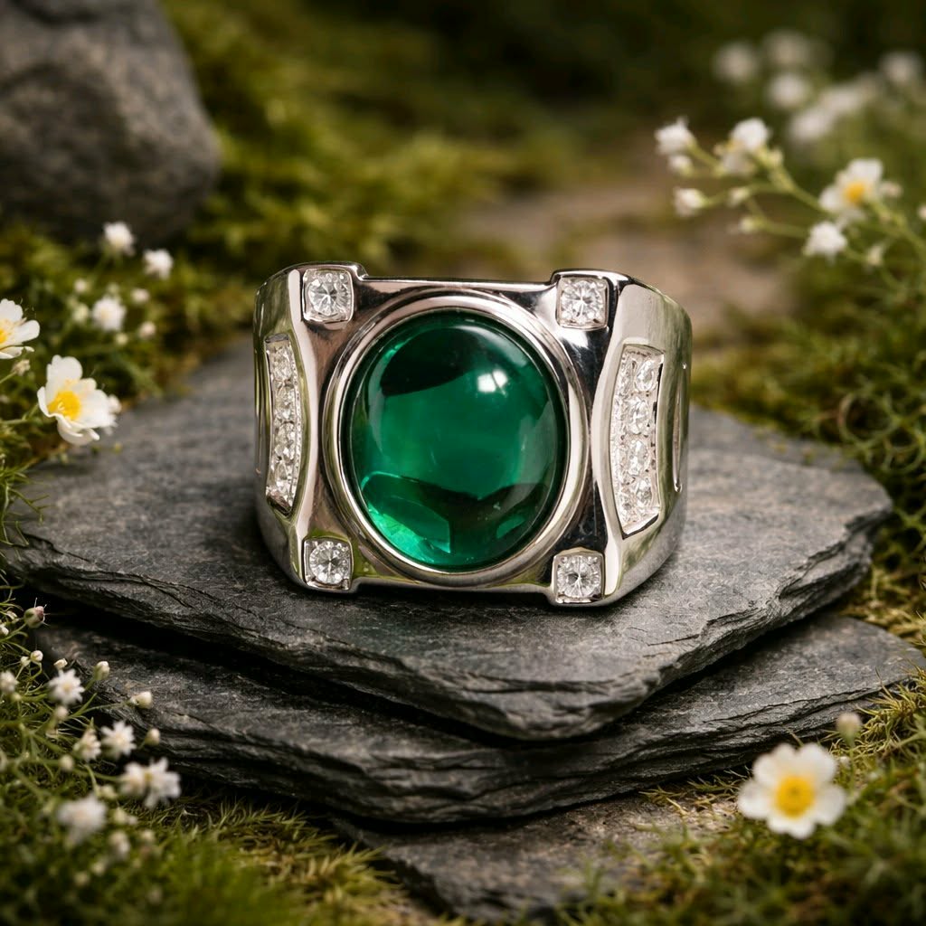 Fingerring mit Schmuckstein