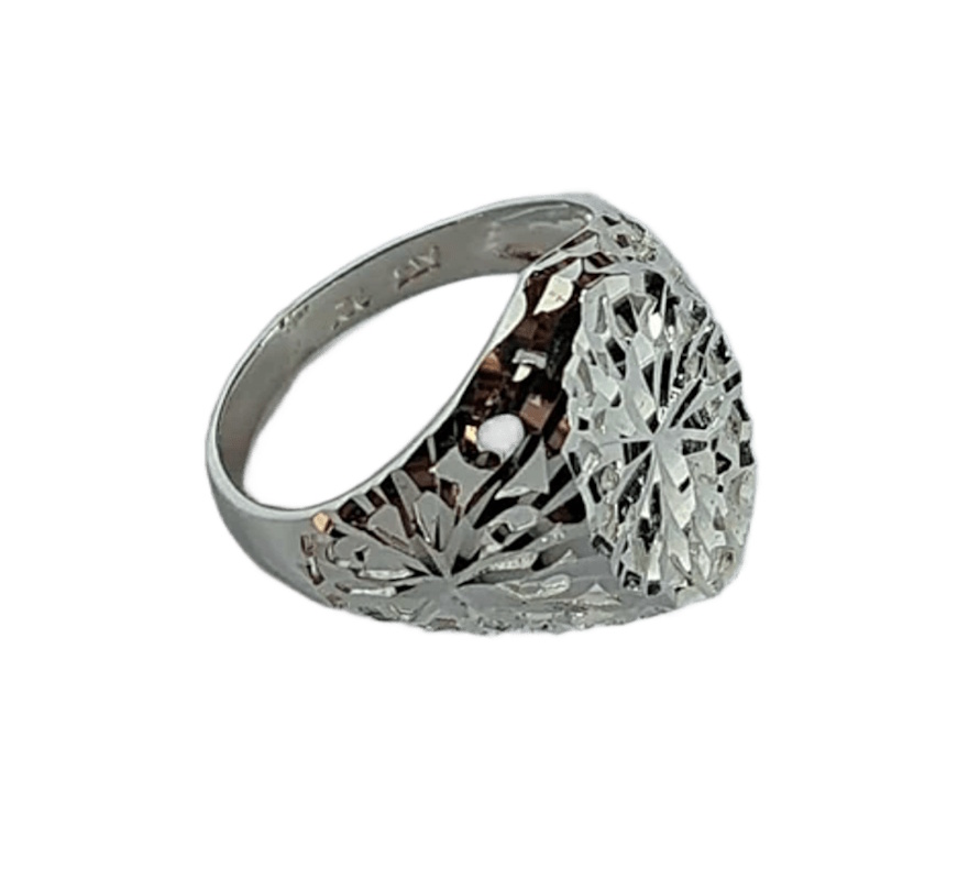 Fingerring mit Facetten