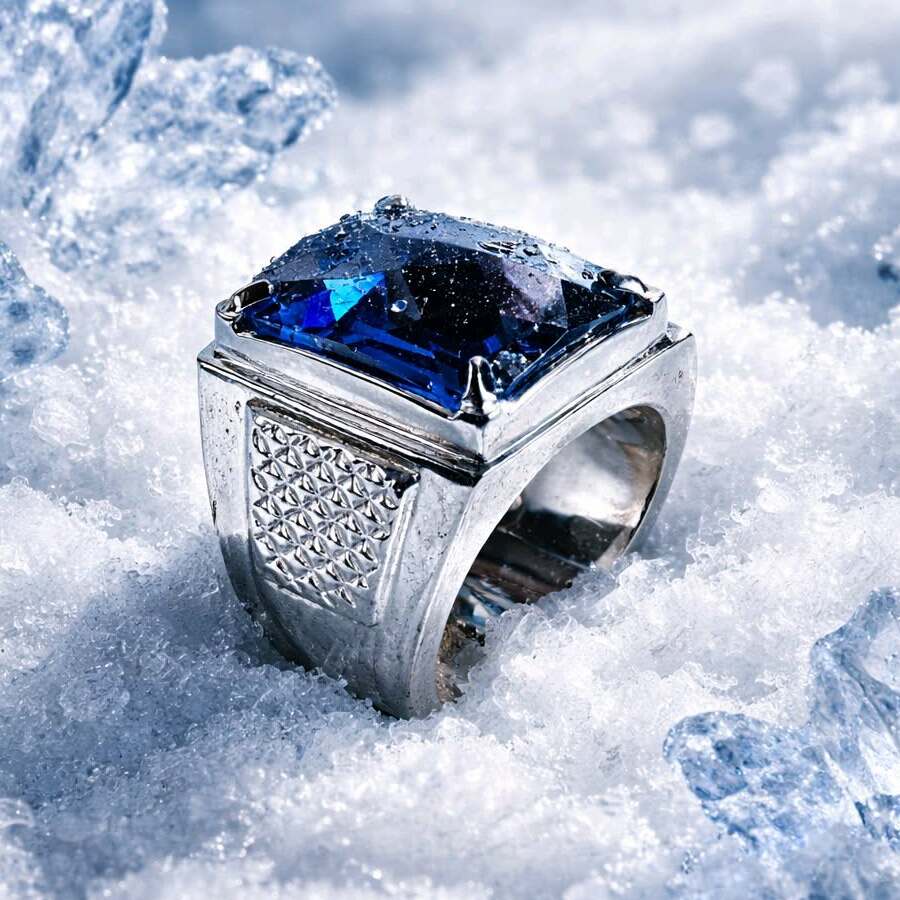 Fingerring mit Schmuckstein