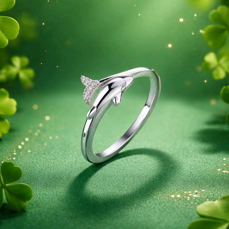 Fingerring Delphin