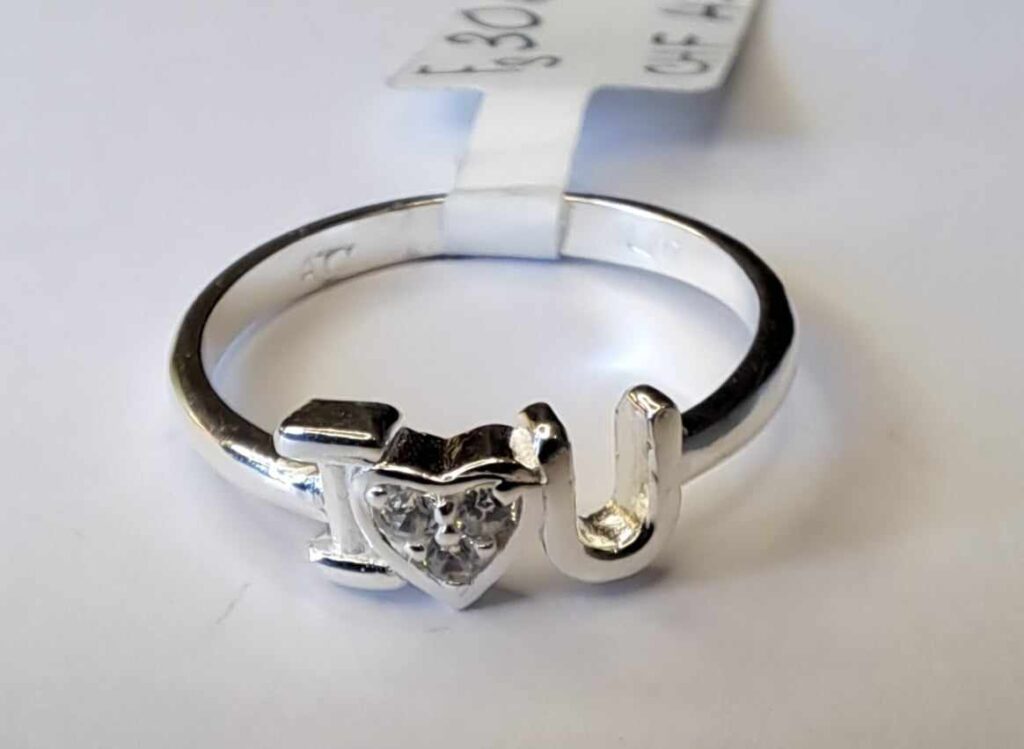 Fingerring 'I LOVE YOU?