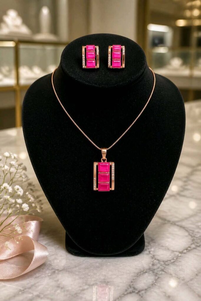 Schmuckset mit Perlmutt