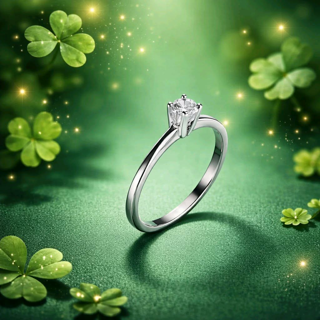 Fingerring mit Kristall