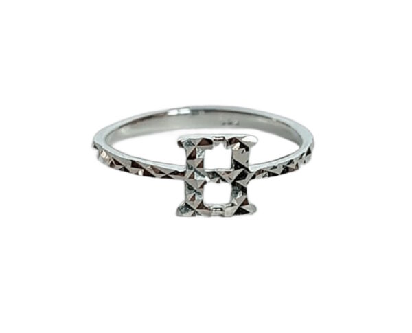Fingerring mit Buchstabe H