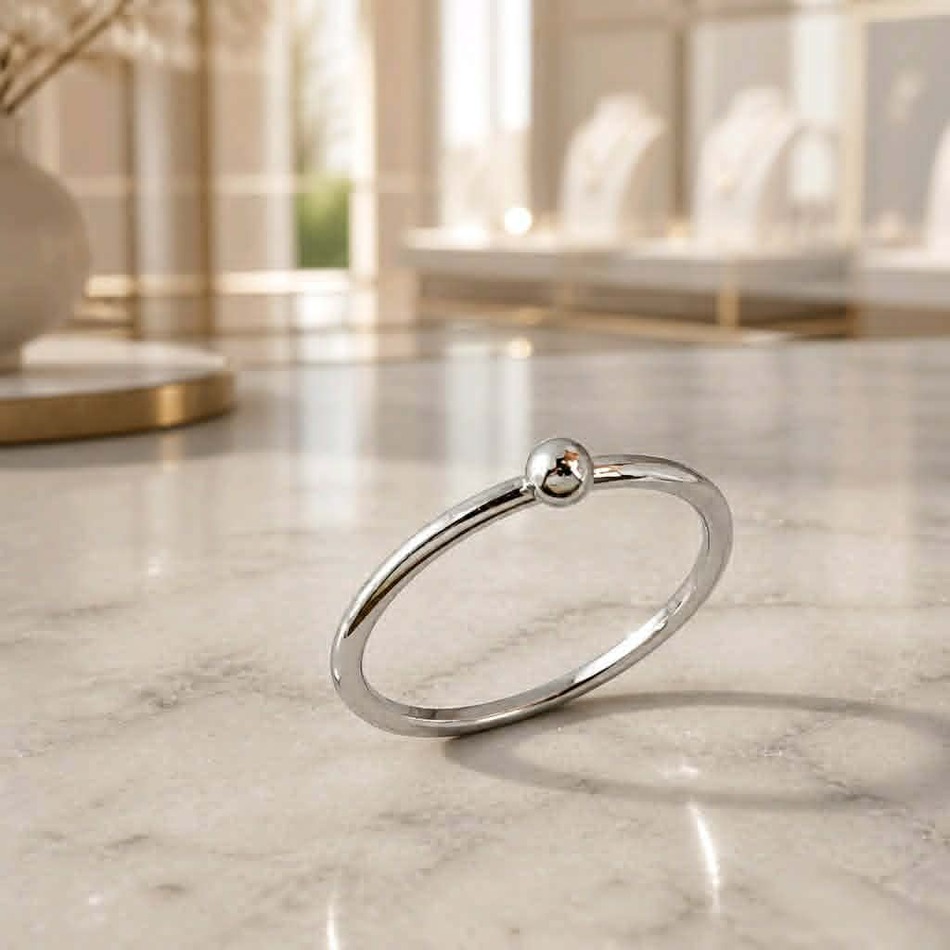 Fingerring mit Kügelchen